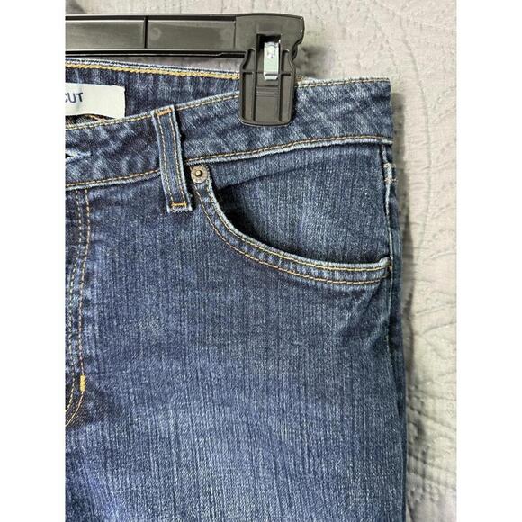 Gap Bootcut Jeans Womens Size 10 Long Blue Cotton Blend Distressed Mid Rise - Picture 2 of 9
